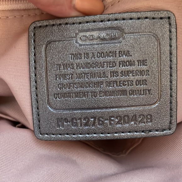 Coach Handbag Silver - Picture 13 of 16